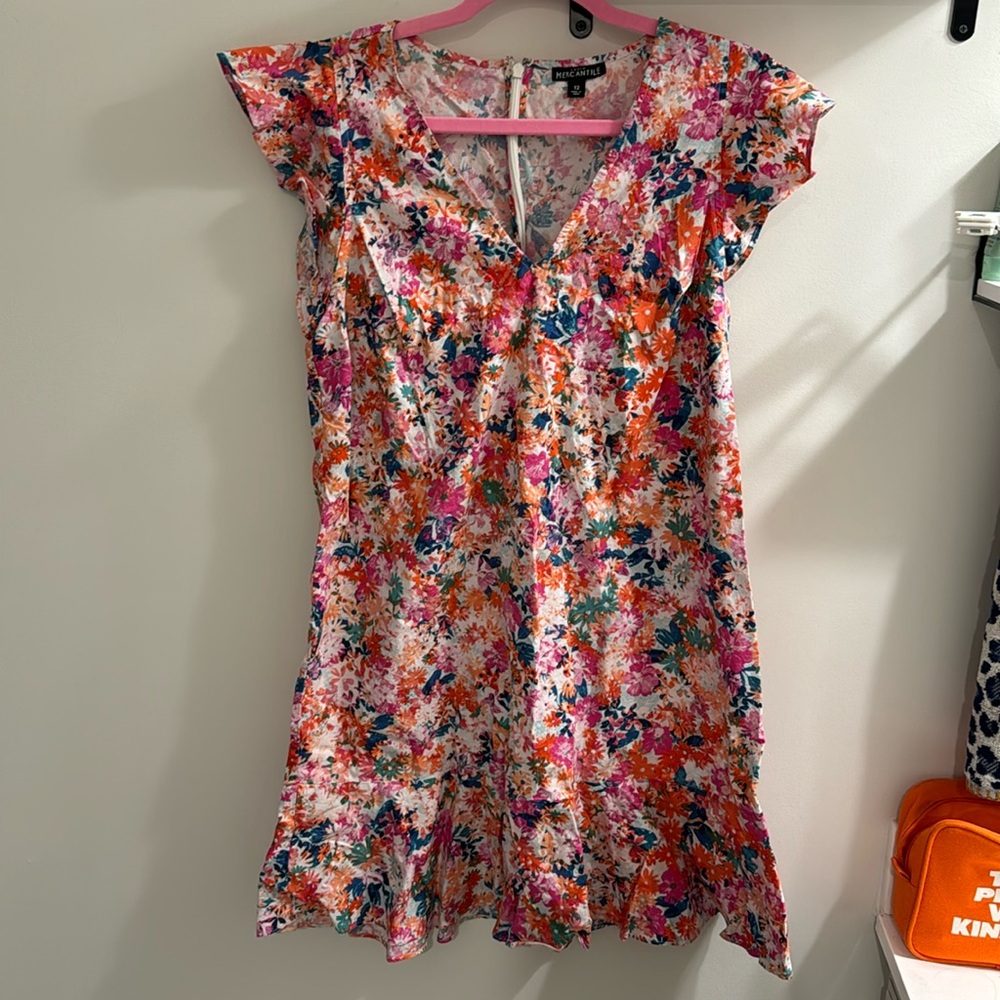 J Crew floral dress size 12